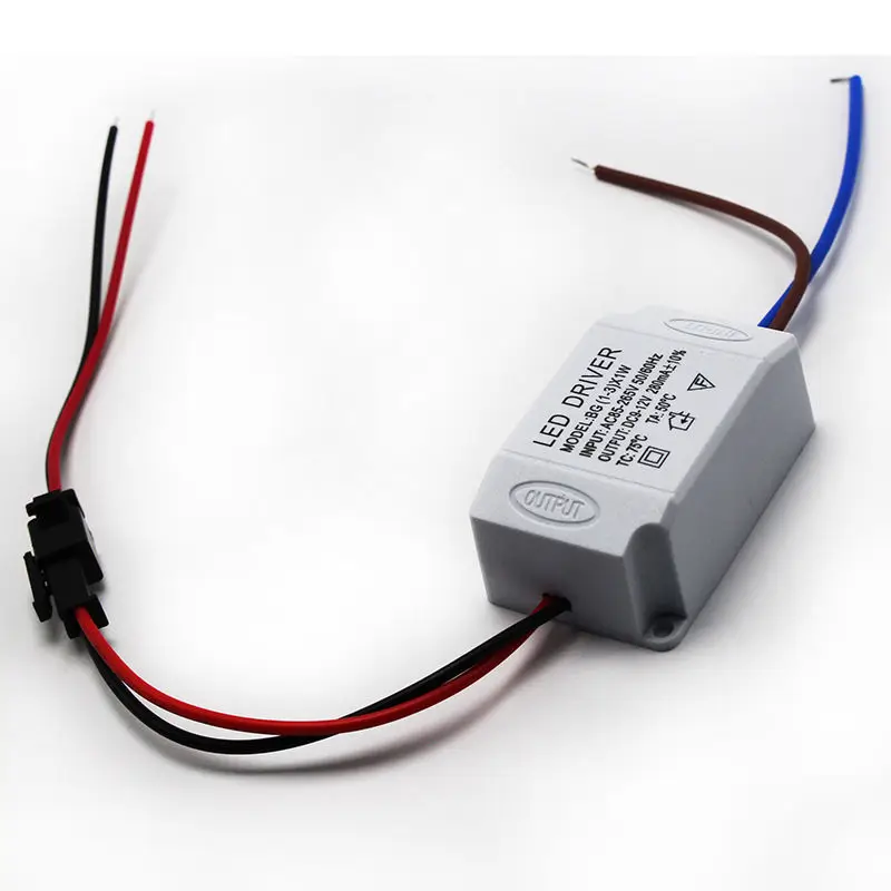 AC 85V 265V to DC 9 12V LED Electronic трансформатор драйвер питания (1 3) X1W|driver led dc dc|driver leddriver ac |