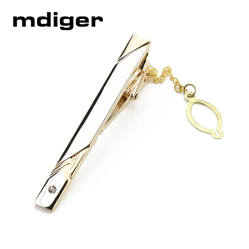 Brand Korean Style Simple Tie Clip High Quality Men's Suits Metal Unique Tie Clips for Men
