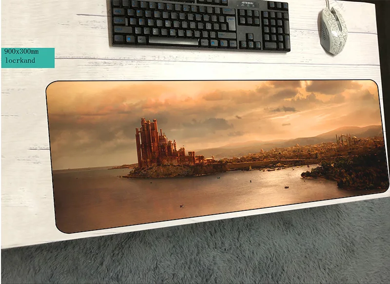 

Game of Thrones mousepad 900x300x4mm pad to mouse notbook computer mouse pad hot sales gaming padmouse gamer keyboard mouse mats