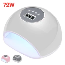 3 цвета Сушилка для ногтей лампа 72 Вт УФ светодиодный автоматический датчик маникюрная лампа Сушилка для ногтей для отверждения всех лаков гель профессиональные инструменты для ногтей