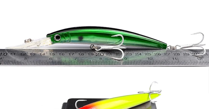 Trout wobblers Trolling Wobbler Fishing lures Minnow 10pcs 17.7cm 27g 1-5m Bass Tuna Deep Seawater Fishing Bait Tackle  (4)