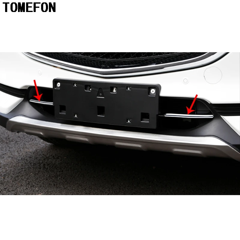 2PCS Steel Front Bumper Lower Radiator Grille Trim for Mazda CX-5 CX5 2017 2018