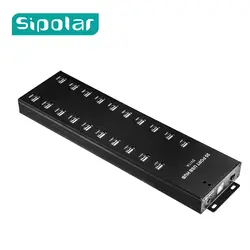 Sipolar a-805 20-промышленный порт док-станция usb зарядная станция с несколькими usb-портами настенное зарядное устройство 1A Выход для телефона