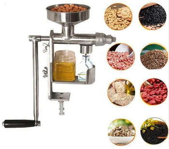 

Manual Oil Press Machine Hand squeeze Oil Presser Expeller Extractor Peanut Nuts Seeds oil extraction maker Extraction Presser