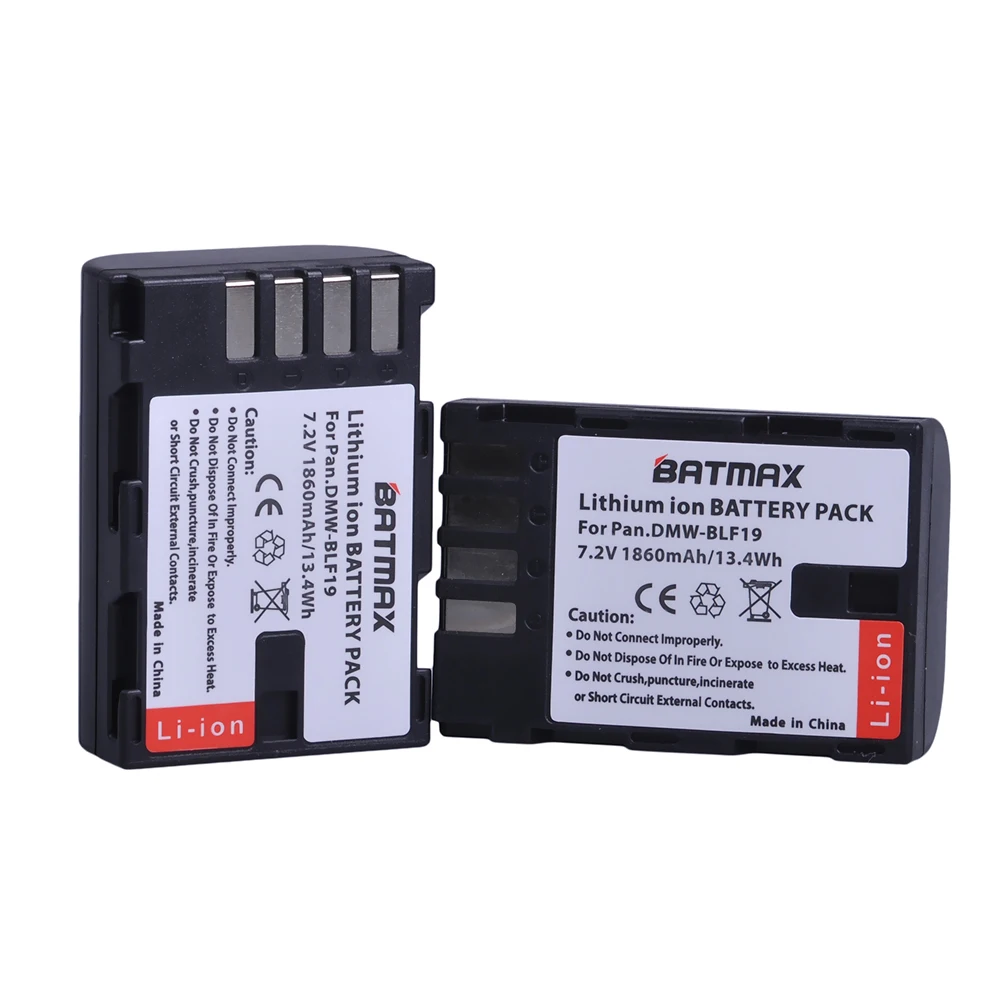 Cena 2 sztuk 1860MaH DMW BLF19 DMW BLF19 BLF19E DMW BLF19e DMW BLF19PP bateria + LCD ładowarka z podwójnym portem usb dla Panasonic Lumix GH3 GH4 GH5 G9