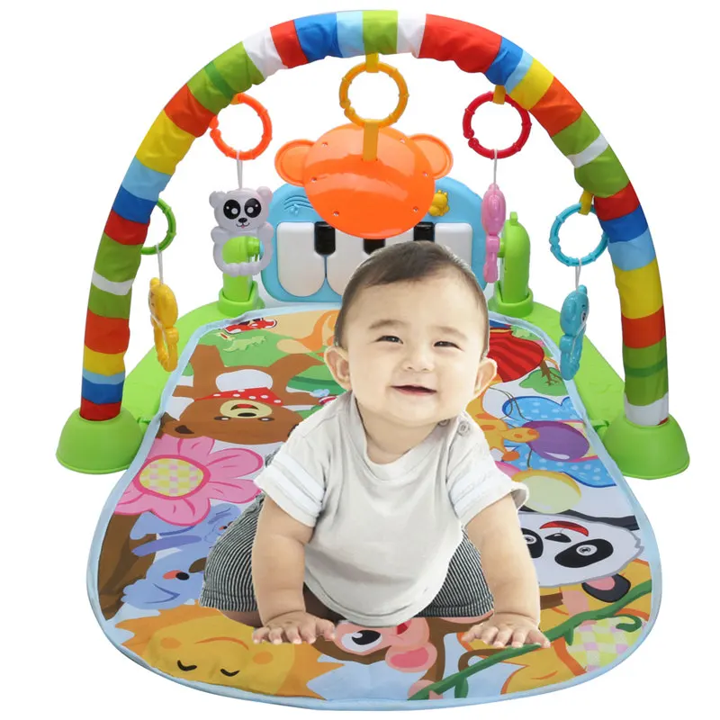 

3 in 1 Educational Rack Toys Baby Music Play Mat Keyboard Infant Fitness Carpet Gift For Kids
