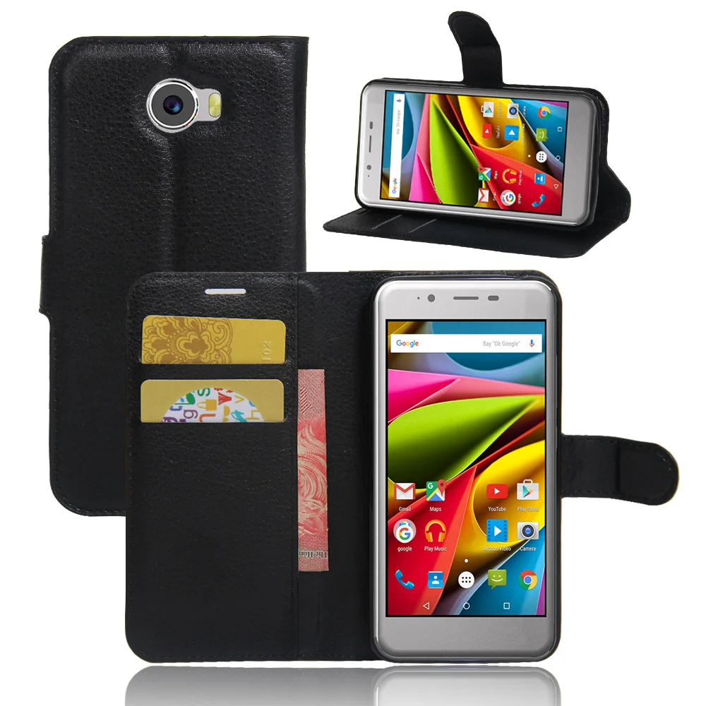 font b Archos b font font b 50 b font Cobalt Case Coque Fundas Wallet