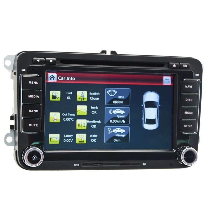 Автомобильный DVD плеер с емкостным экраном и системой GPS навигации для