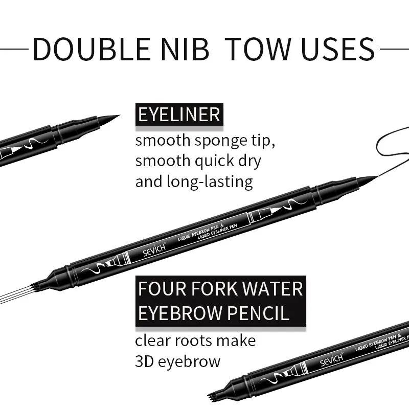 4 Colors Eyebrow Pencil Set - Image 4