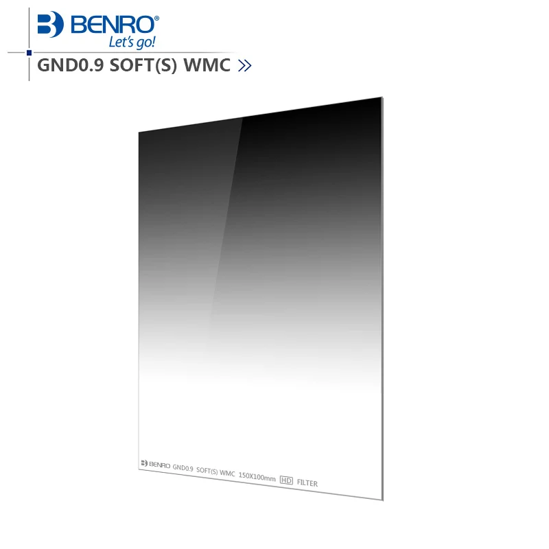 Benro HD GND фильтр SD GND 0,9(S) мягкий WMC Градуированный фильтр с нейтральной плотностью для камеры ультратонкий оптический стеклянный DHL