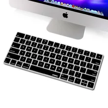 Для волшебной клавиатуры защитная кожа, XSKN черный розовый чехол для клавиатуры пленка для Apple Беспроводная Волшебная клавиатура, макет США