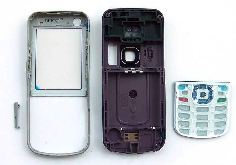 Фиолетовый мобильный телефон корпус чехол клавиатура для Nokia 6220 6220c и отвертка