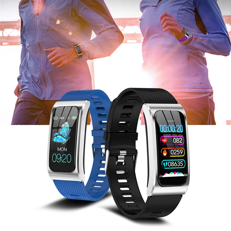 AK12 смарт-браслет ips цветной экран фитнес-браслет с Bluetooth для мужчин/женщин Сфигмоманометр мужской strual Cycle монитор активности