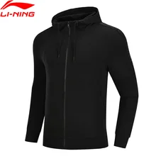 Li-Ning мужская толстовка с капюшоном для баскетбола серии BAD FIVE, 84% хлопок, 16% полиэстер, пальто с капюшоном, спортивная куртка с подкладкой AWDN331 MWW1425