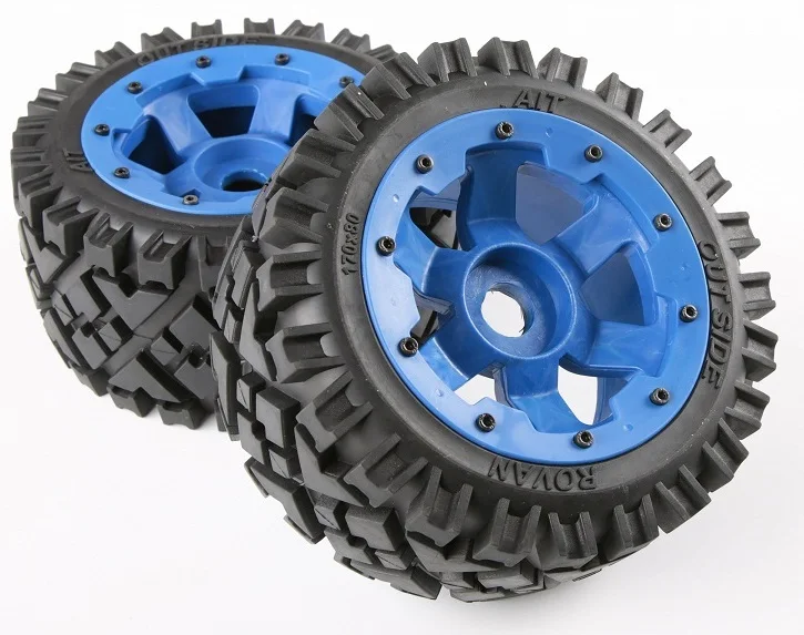 Todo o Terreno Conjunto de Pneus Baja Roda Traseira Náilon 170x80 1 - 5 5b 5 Peças e Acessórios