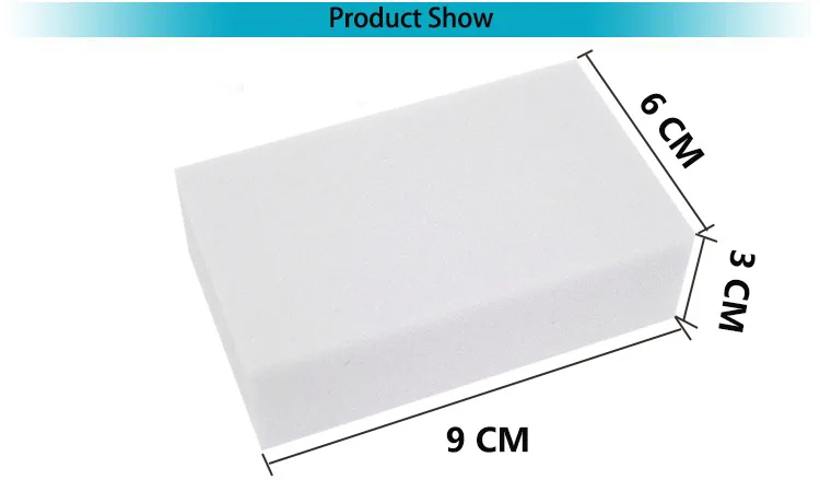 100 шт 90*60*30 мм волшебная губка Ластик меламиновая губка кухня, ванная, офис очиститель аксессуар для чистки посуды Nano