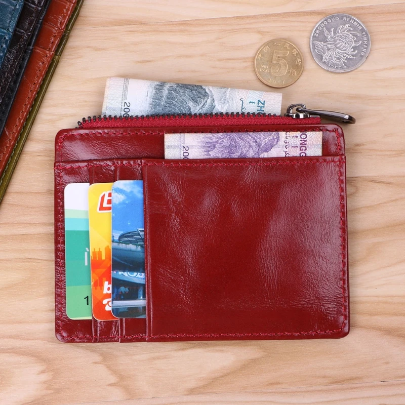 THINKTHENDO, новинка, тонкий кошелек, RFID Блокировка, кредитный держатель для карт, сумка для монет, кошелек, карман, подарки, модные женские и мужские кожаные сумки