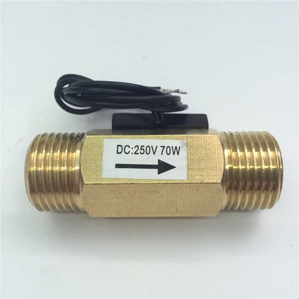 G1/2 &quotDC250V 70 Вт внешние зубы Reed Тип Магнитная водонагреватель индукции латунь