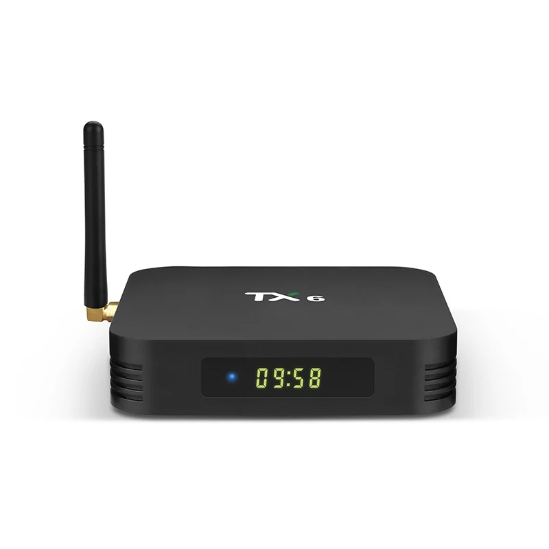 Новинка! Android 9,0 TX6 Android tv BOX Allwiner H6 4G+ 32 GB/64 GB Rom 4K H.265 HD 5/2. 4G Wifi Ip tv подписка M3U Smart tv Box tv