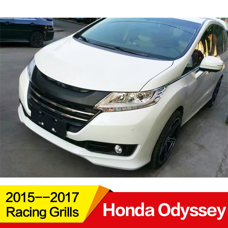Использовать для Honda Odyssey Гонки Грили год углерода волокно Refitt спереди центр гонки решетка крышка интимные аксессуары