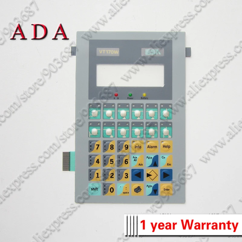 VT150W0000 Membrane switch for ESA VT150W VT150W00000 Keypad