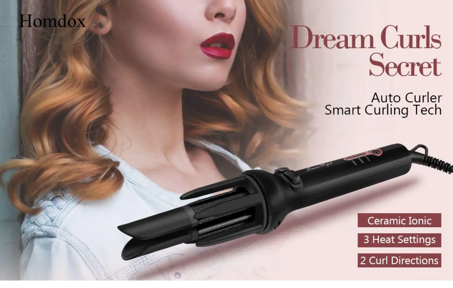 

Iron, Wand Iron, SwanMyst Professional Auto Curling Voltage mm Ceramic Hair Barrel, Curling Inch Curler Dual Automatic 28