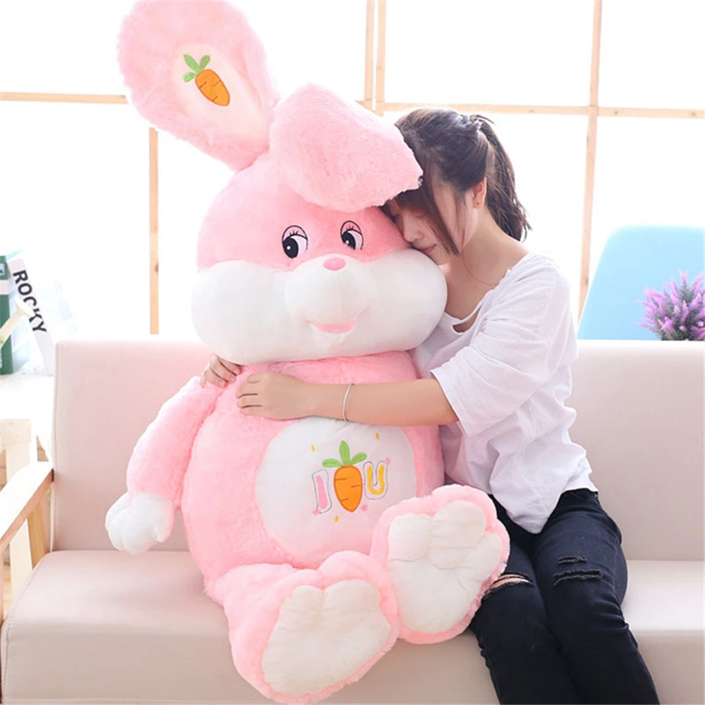pink bunny plush