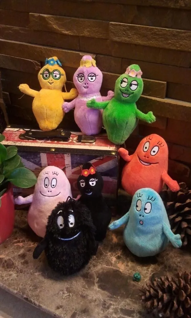 9 шт./партия плюшевые игрушки Barbapapa анимированные Классические игрушки Бесплатная доставка