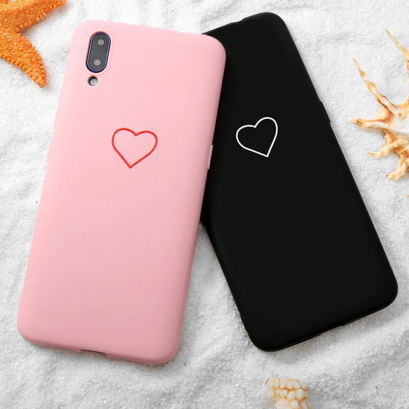 Простое любовное сердечко чехол для телефона VIVO V15 Pro V3 Max V5 V5S V7 Plus V9 V11 V11i Y53 Y55 Y71 Y73