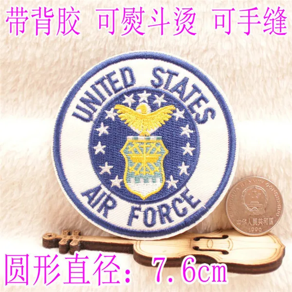 United States Army Navy Air force Marine Corps Iron On Cloth Patches - 3