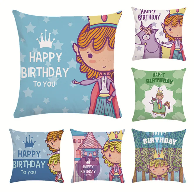 

Le Petit Little Prince Neck Body Pillowcase Linen Bed Travel Pillows Cover Couch Seat Cushion Throw Pillow Home Decoration Gift