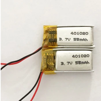 

10pcs Bluetooth headset 401120 401020 401220 55mAh mini smart Bracelet Rc Toys rechargeable 3.7V polymer lithium battery