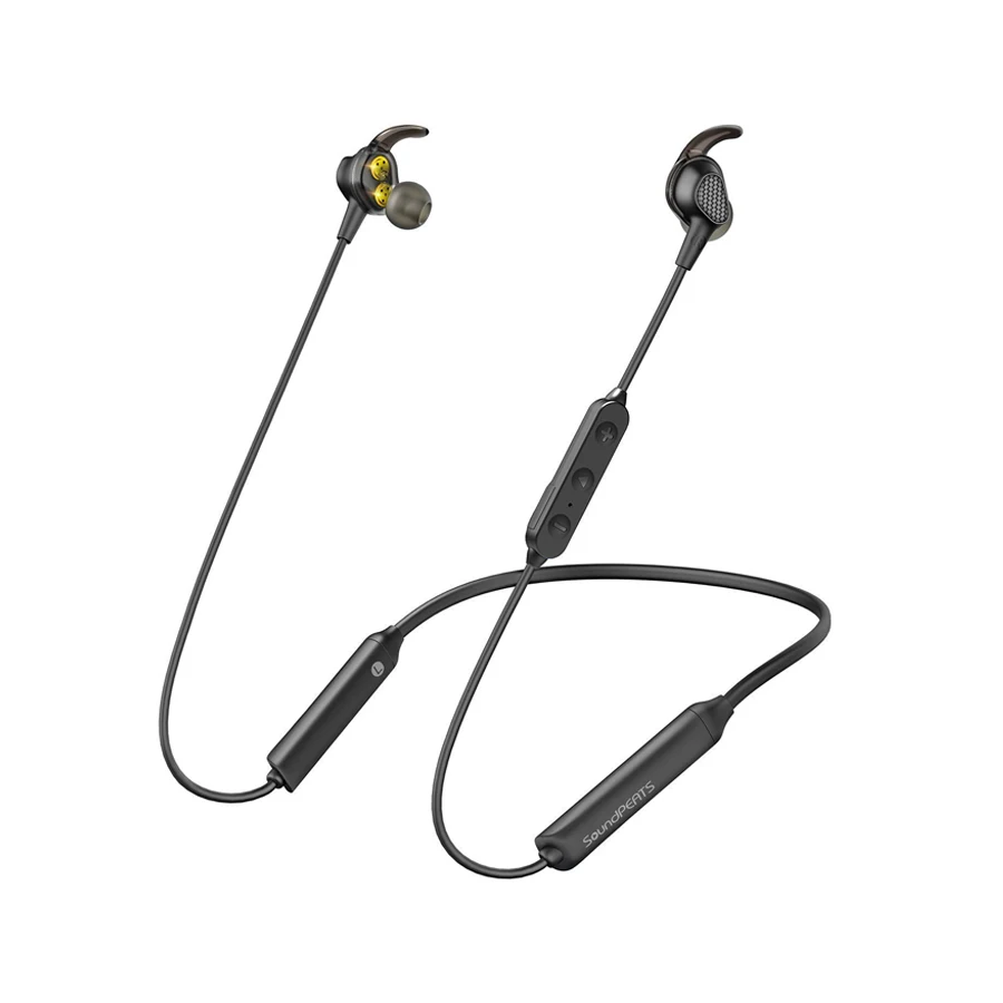 Беспроводные наушники SoundPEATS Engine Bluetooth с шейным ремешком двумя динамическими