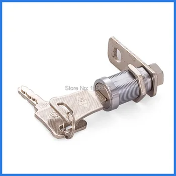 

10 pieces 27mm waterproof dustproof keyed differently flat key vending machine cam lock