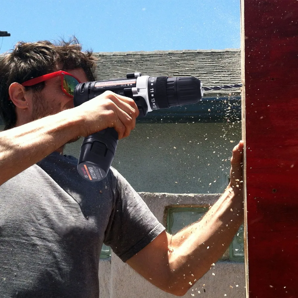 GOXAWEE 12V Two Speed Electric Screwdriver