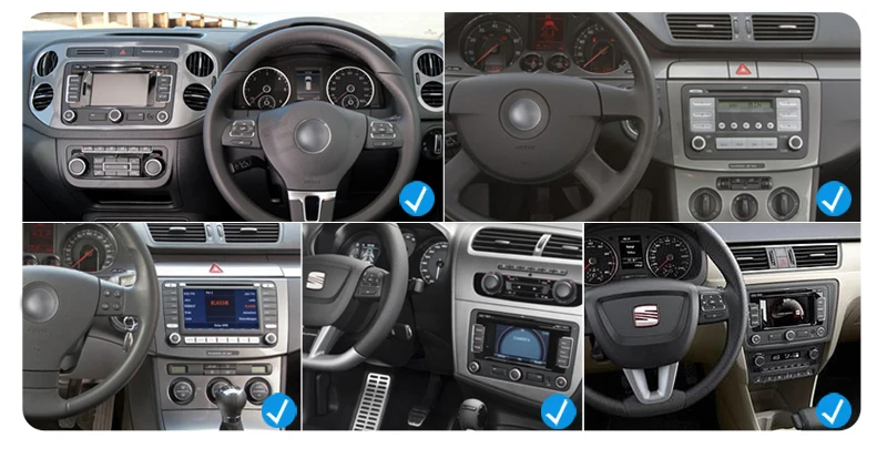 Best A-Sure 2 Din Android Car Auto Radio GPS DVD For VW Passat B6 Golf 5 6 Tiguan Polo Sharan Touran Skoda Octavia Car Multimedia 5