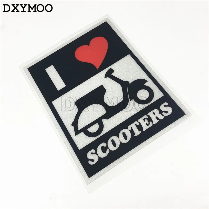 

Наклейки для мотоциклетного шлема «I LOVE MY COOTERS», 12 х9, 1 см