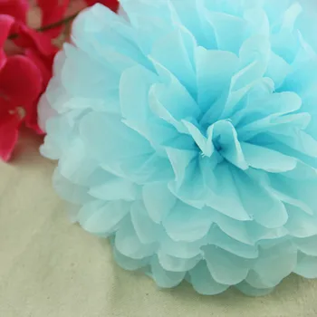 

10PCS 12"(30 cm) Wedding Decorative Props Tissue Paper Pompoms Pom Poms Balls Wedding Party Home Decor