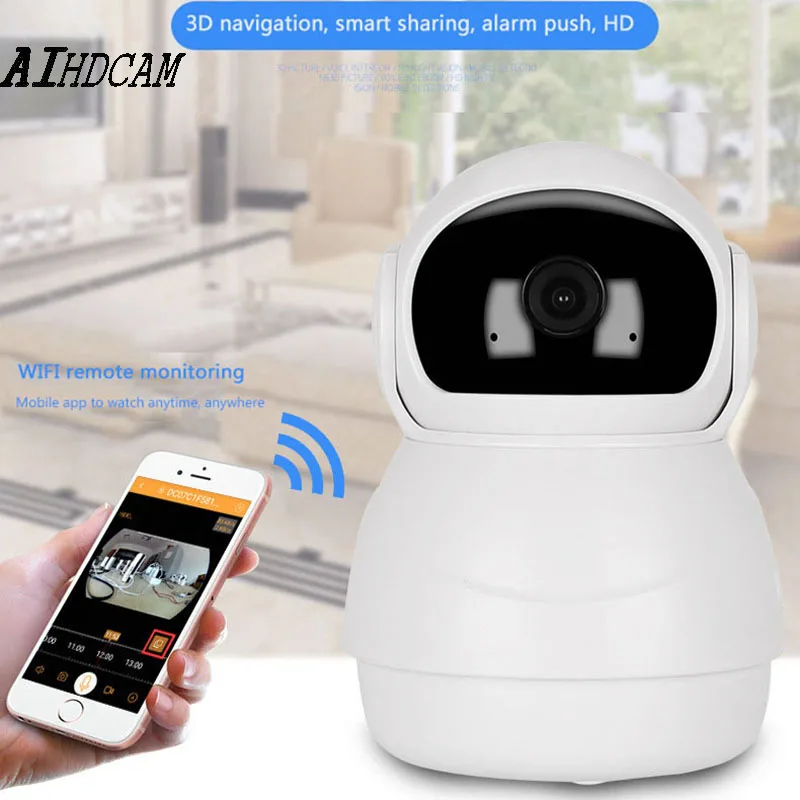 

AIHDCAM Home Security Camera wifi ip Camera HD1080P 2MP Wireless Network Dome Camera IR Night Vision CCTV Camera Baby Monitor