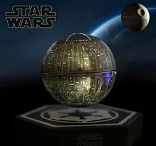 Original de Star Wars STARWARS estrella de la muerte maglev giratoria 360 grados levitación Magnética de altavoces de sonido bluetooth estéreo inalámbrico