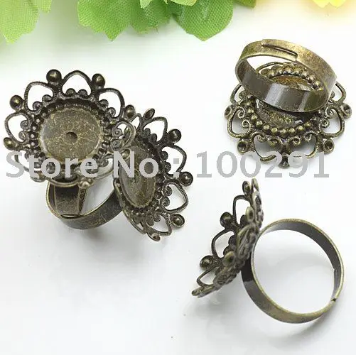 24 мм кольцо основа пустой и уход за кольцом античная латунь уникальные ювелирные изделия из бронзы аксессуары компоненты