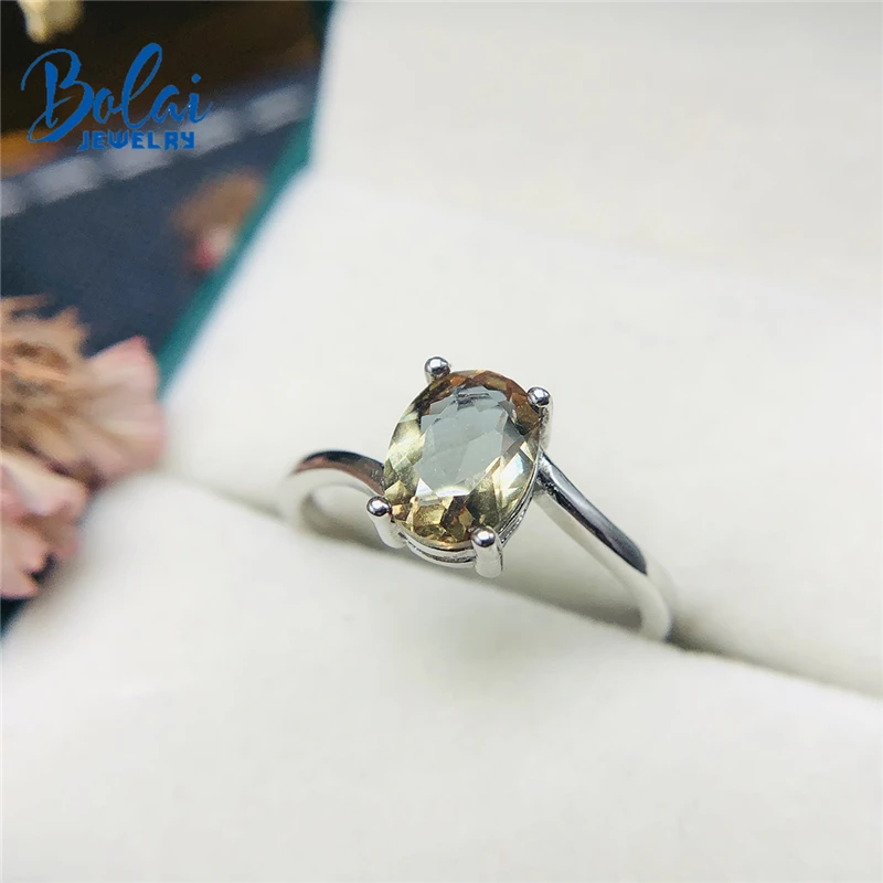 Женское Обручальное Кольцо Bolai Oval 8X6mm Nano Zultanite ювелирное изделие из стерлингового