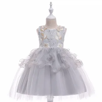 Vestido Infantil Flower Girls Dresses Petals Elegant Pageant Formal Flower Girl Dress for Wedding Party Dresses new princess dress of girl kids embroidery dress flower girl toddler elegant dress vestido infantil formal party dress gold