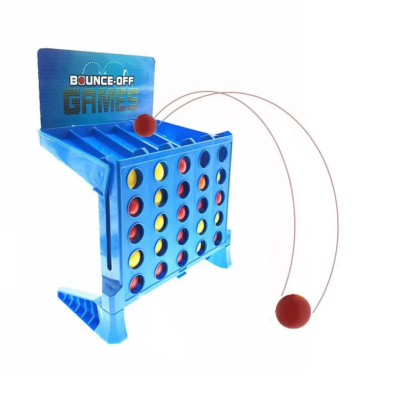 

Connect 4 Shots Game Table Game for Kids Portable Folding Puzzle Casual Bouncing Game