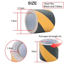 1 шт. матовая Противоскользящая Лента светящиеся наклейки для велосипеда Тяговая лента абразивная ступень лестницы шаг лента безопасности 5 см х 5 м 5 см х 3 м