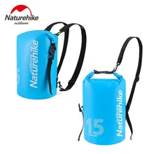 Naturehike 10L 15L 25L сумка для плавания с разделителем для сухого и влажного дрифтинга мешок открытый Каякинг хранения водонепроницаемый рафтинг мешок