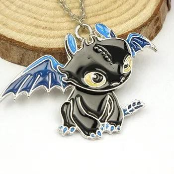 

How to Train Your Dragon Toothless Night Fury Character Necklace