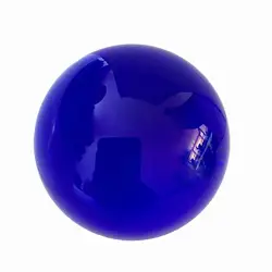 100 мм Хрустальный шар 1 шт. Темный Сапфир с базовыми круглый Стекло искусственного кристалла исцеления Бал для дома Свадебные украшения