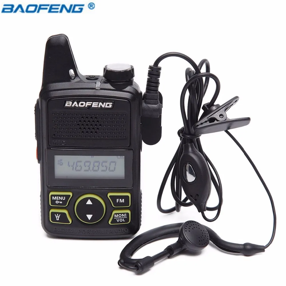 Original BAOFENG MINI Two Way Radio BF T1 Walkie Talkie UHF 400 470mhz
