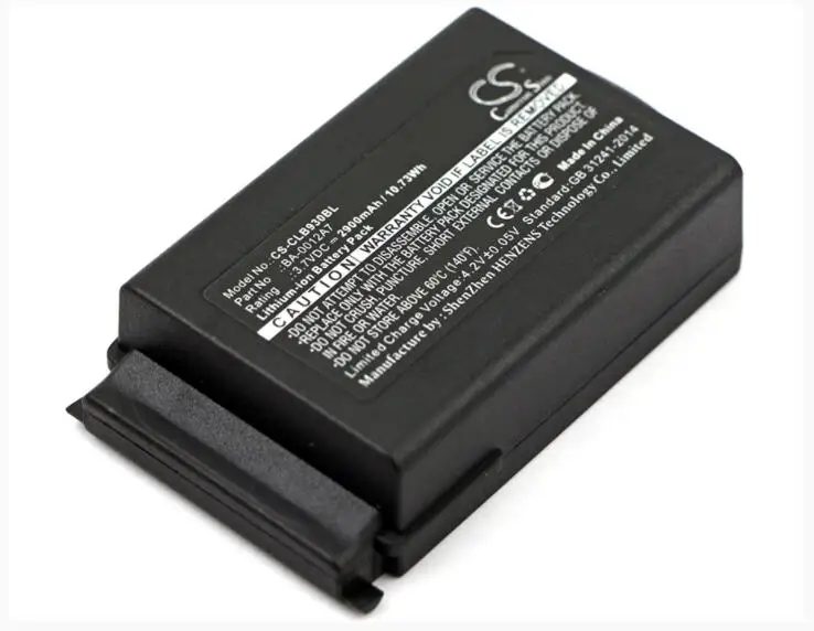 Кэмерон Sino 2900 мАч батарея для CIPHERLAB 9300 9400 9600 CPT BA-0012A7 штрих-кода, аккумулятор сканера
